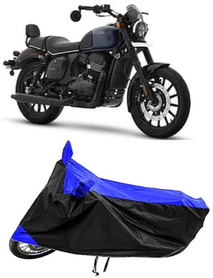 GROFATIK Two Wheeler Cover for Yezdi(Roadster 650, Blue)