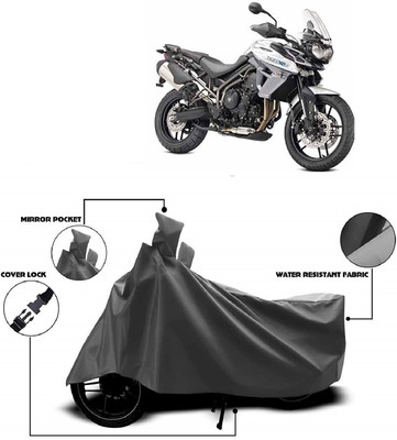 MMSSTAR Waterproof Two Wheeler Cover for Triumph(Tiger 800 XR, Grey)