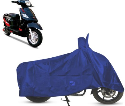 EGAL Waterproof Two Wheeler Cover for Hero(Electric NYX HS500 ER BS6, Blue)