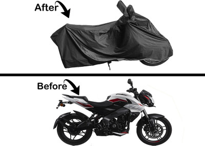 Archistylo Waterproof Two Wheeler Cover for Bajaj(Pulsar 200NS FI BS6, Black)