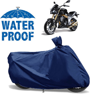 AutoGalaxy Waterproof Two Wheeler Cover for Mahindra(Mojo UT 300, Blue)