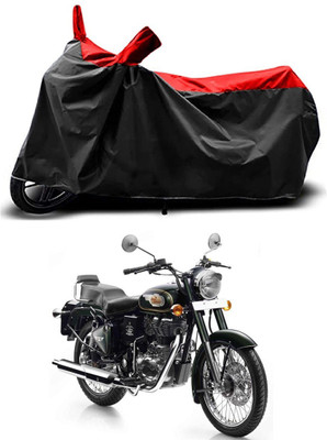 MMSSTAR Waterproof Two Wheeler Cover for Royal Enfield(Electra, Red)