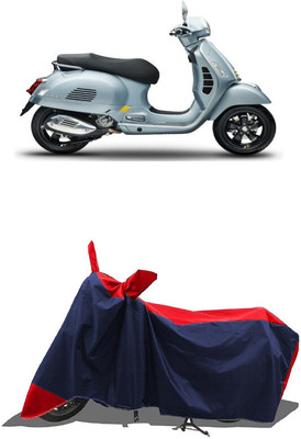 SUGASHRI Waterproof Two Wheeler Cover for Vespa(GTS Super 300, Red, Blue)