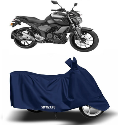 smwzxyu Waterproof Two Wheeler Cover for Yamaha(FZ FI BS6, Blue)