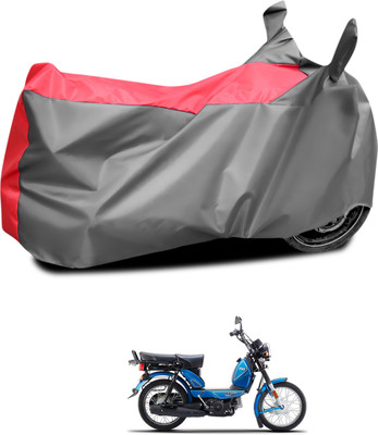 PAGORA Waterproof Two Wheeler Cover for TVS(Heavy Duty, Grey, Red)