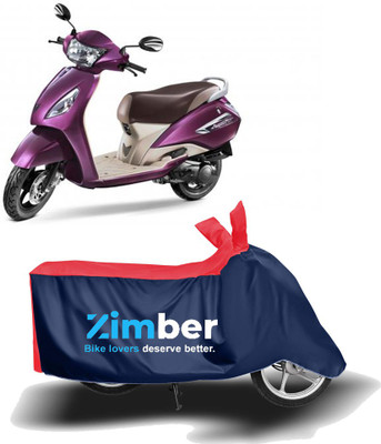 APNEK Two Wheeler Cover for TVS(Jupiter, Red, Blue)