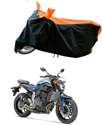 DeepShakshi AUTOMOTIVE Waterproof Two Wheeler Cover for Yamaha(MT 07 BS6, Orange)