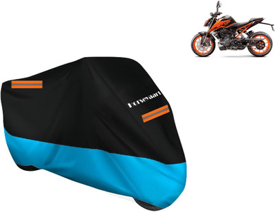 Horseyaart Waterproof Two Wheeler Cover for KTM(Duke 200, Blue)