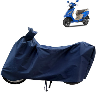 Horseyaart Waterproof Two Wheeler Cover for TVS(Scooty Zest, Blue)