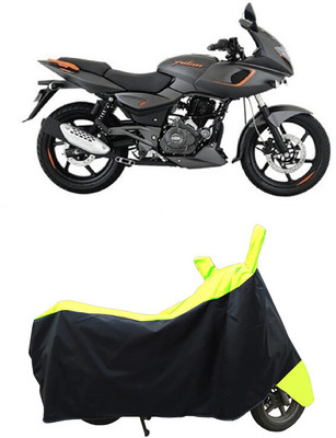 Coxtor Waterproof Two Wheeler Cover for Bajaj(Pulsar 180F BS6, Yellow)