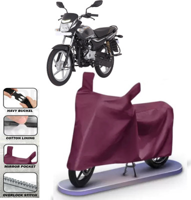 WMIZEXA Waterproof Two Wheeler Cover for Bajaj(Maroon)