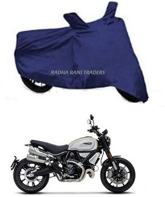 Mdstar Waterproof Two Wheeler Cover for Ducati(Scrambler, Blue)