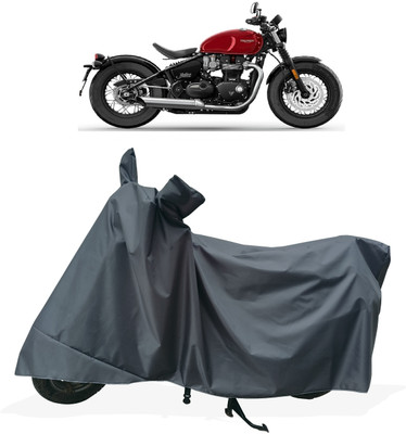 Tricway Two Wheeler Cover for Triumph(Bonneville Bobber, Grey)