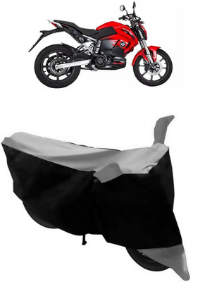 HEMSKAR Two Wheeler Cover for Revolt(RV 400, Black, Grey)