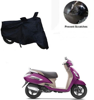 DeepShakshi AUTOMOTIVE Waterproof Two Wheeler Cover for TVS(Jupiter, Black)