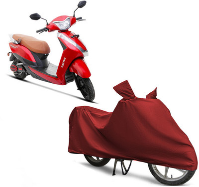 EGAL Waterproof Two Wheeler Cover for Ampere(Magnus Pro, Maroon)