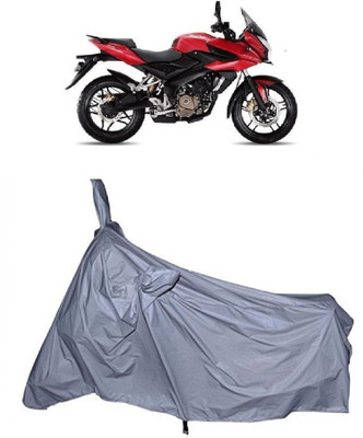 Varnwal E Commerce Waterproof Two Wheeler Cover for Bajaj(Pulsar AS 150, Silver)