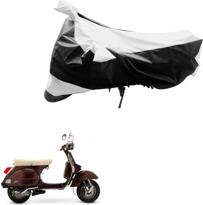 MMSSTAR Waterproof Two Wheeler Cover for TVS(Star Euro, Black, Silver)