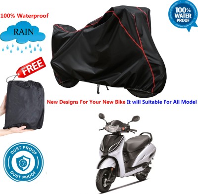 AutoGalaxy Waterproof Two Wheeler Cover for Honda(Activa 5G, Black)
