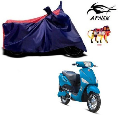 DeepShakshi AUTOMOTIVE Waterproof Two Wheeler Cover for Hero(Electric Optima, Red, Blue)