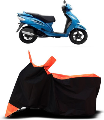 VESMEI Two Wheeler Cover for Bajaj(Wind 125, Orange)