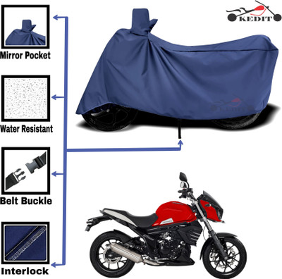 AASHTIK MART Two Wheeler Cover for Mahindra(MOJO XT 300, Blue)