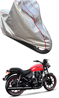 PAGORA Waterproof Two Wheeler Cover for Royal Enfield(Thunderbird 350, Silver)