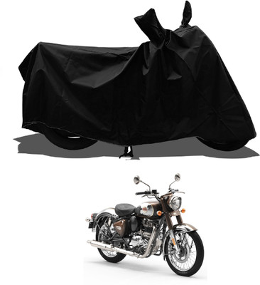 Tricway Waterproof Two Wheeler Cover for Royal Enfield(Classic 350, Black)