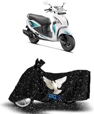 BigFly Waterproof Two Wheeler Cover for Hero(Pleasure, Black)
