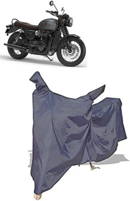 Amexride Two Wheeler Cover for Triumph(Bonneville T120 Black BS6, Grey)