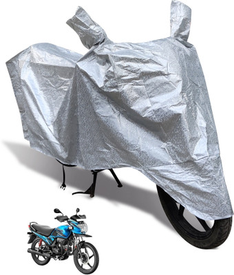 MOCKHE Waterproof Two Wheeler Cover for Hero(Passion Pro, Silver)