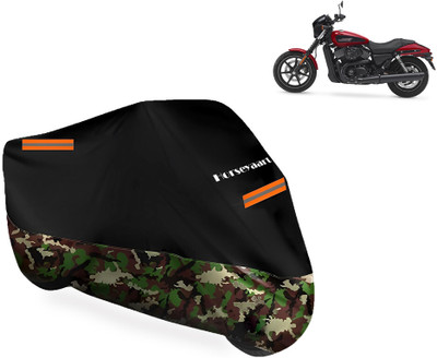 Horseyaart Waterproof Two Wheeler Cover for Harley Davidson(Street 750, Multicolor)