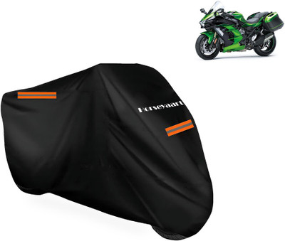 Horseyaart Waterproof Two Wheeler Cover for Kawasaki(Ninja H2 SX BS6, Black)
