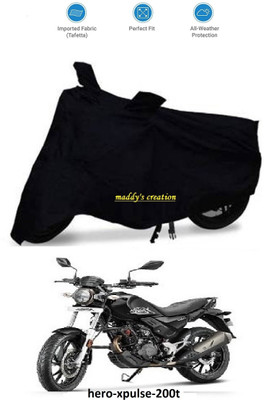 AutoRash Waterproof Two Wheeler Cover for Hero(Xpulse 200T, Black)