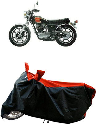 KEDIT Two Wheeler Cover for Yamaha(Red, Black)