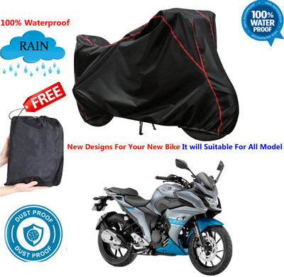 OliverX Waterproof Two Wheeler Cover for Yamaha(Fazer 25 BS6, Black)