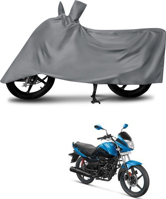 MMSSTAR Waterproof Two Wheeler Cover for Hero(Splendor I Smart, Grey)