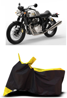 VESMEI Two Wheeler Cover for Royal Enfield(Continental GT, Yellow)