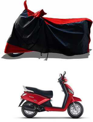 DeepShakshi AUTOMOTIVE Waterproof Two Wheeler Cover for Mahindra(Gusto Electric, Red)