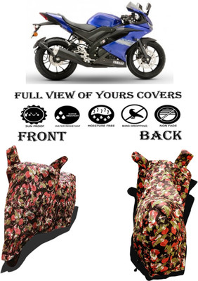 Amexride Two Wheeler Cover for Yamaha(YZF R15S BS6, Multicolor)