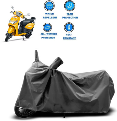 CODOKI Waterproof Two Wheeler Cover for Hero(Pleasure, Grey)