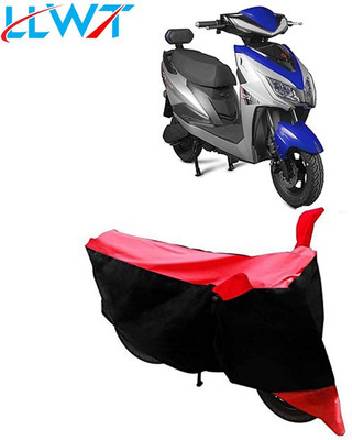 KPIND Waterproof Two Wheeler Cover for Universal For Bike(Yo, Black, Red)
