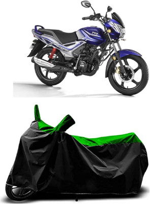 VESMEI Two Wheeler Cover for TVS(Star Euro, Green)