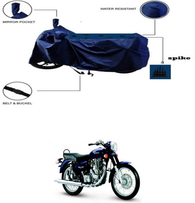ZEDTEEK Waterproof Two Wheeler Cover for Royal Enfield(Blue)
