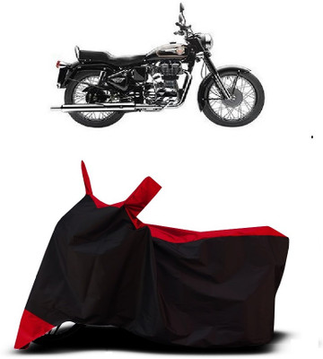 VESMEI Two Wheeler Cover for Royal Enfield(Standardv, Red)