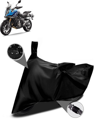 AutoGalaxy Waterproof Two Wheeler Cover for CFMoto(650MT, Black)