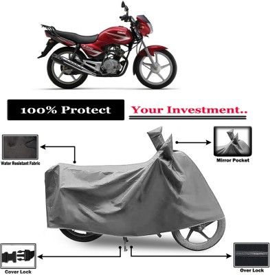 Amexride Two Wheeler Cover for Yamaha(YBR 110, Grey)