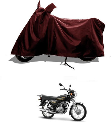 KEDIT Two Wheeler Cover for Yamaha(Crux, Maroon)