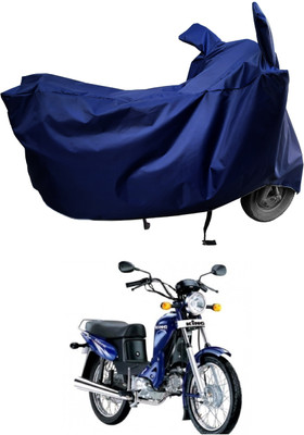 Amexride Two Wheeler Cover for Kinetic(Luna, Blue)