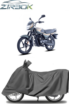 ZIRBOK Waterproof Two Wheeler Cover for Bajaj(CT 100, Grey)